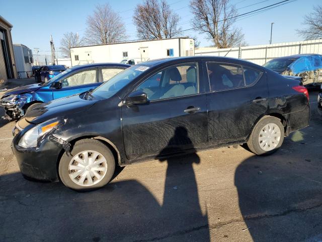 3N1CN7APXJL843634 - 2018 NISSAN VERSA S BLACK photo 1