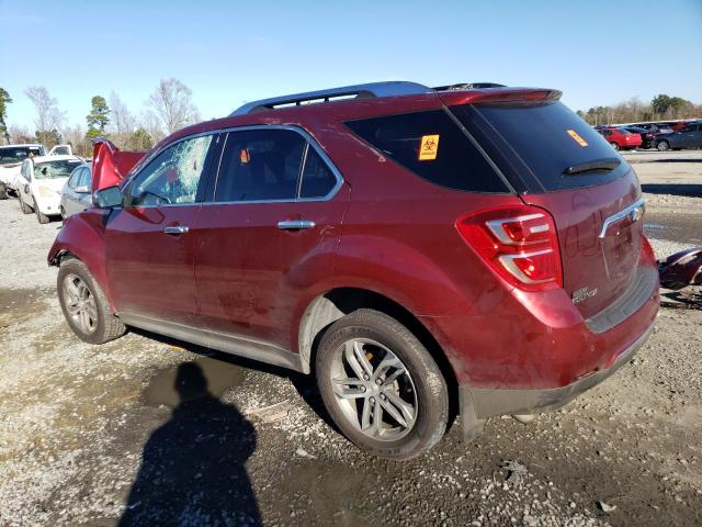 2GNALDEK9H1504390 - 2017 CHEVROLET EQUINOX PREMIER BURGUNDY photo 2