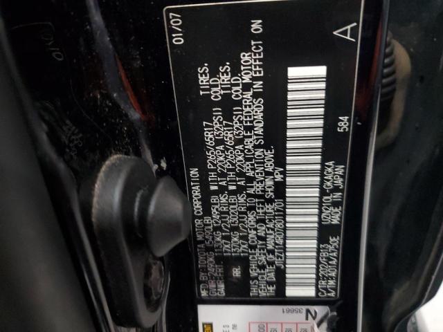JTEZT14R078011701 - 2007 TOYOTA 4RUNNER SR5 黑色 照片 13