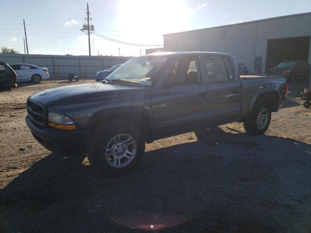 1D7HL38X93S287690 - 2003 DODGE DAKOTA QUAD SPORT GRAY photo 1