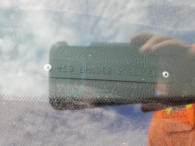 4S3BH635827306756 - 2002 SUBARU LEGACY L GREEN photo 12