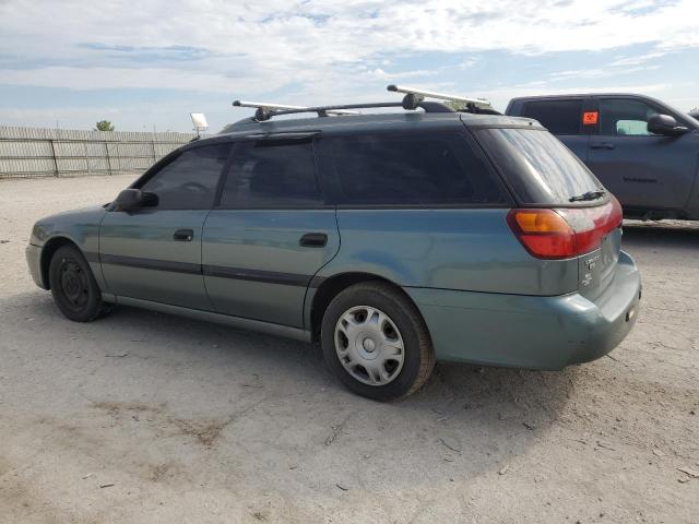 4S3BH635827306756 - 2002 SUBARU LEGACY L GREEN photo 2