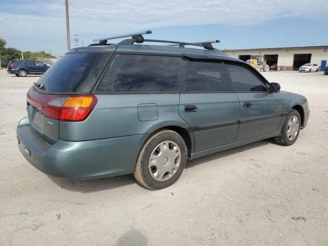 4S3BH635827306756 - 2002 SUBARU LEGACY L GREEN photo 3