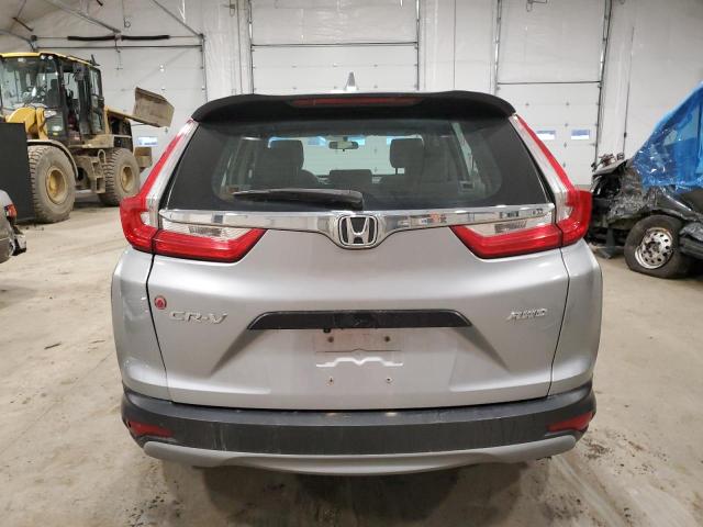 2HKRW6H39HH203913 - 2017 HONDA CR-V LX SILVER photo 6