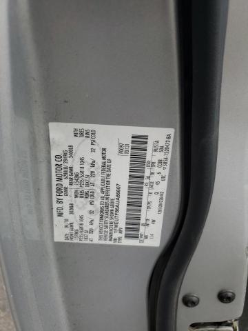 1FMEU7F86AUA66607 - 2010 FORD EXPLORER LIMITED SILVER photo 12