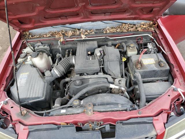 1GCDT136748194905 - 2004 CHEVROLET COLORADO RED photo 11