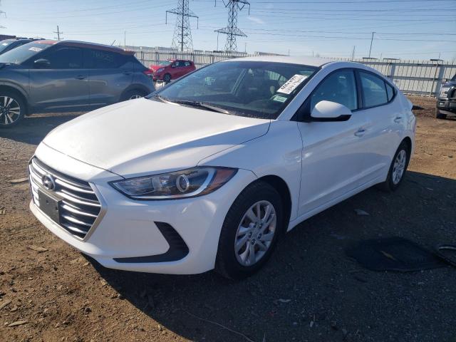 5NPD74LF7HH100101 - 2017 HYUNDAI ELANTRA SE WHITE photo 1