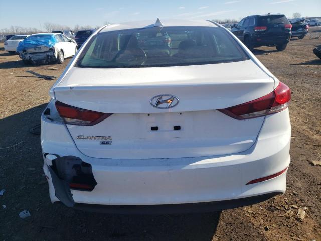 5NPD74LF7HH100101 - 2017 HYUNDAI ELANTRA SE WHITE photo 6