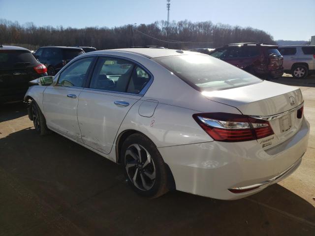 1HGCR2F75GA003288 - 2016 HONDA ACCORD EX WHITE photo 2