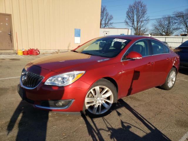 2G4GP5EX6F9123311 - 2015 BUICK REGAL PREMIUM RED photo 1