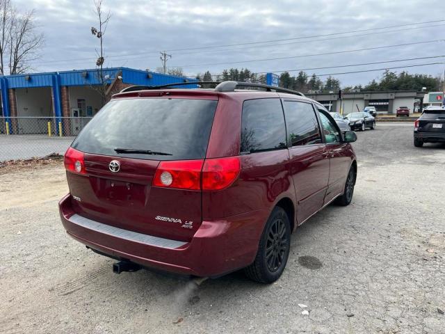 5TDBK23C08S021556 - 2008 TOYOTA SIENNA LE RED photo 3