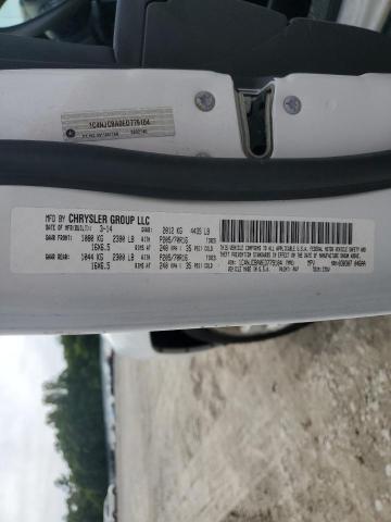 1C4NJCBA0ED779104 - 2014 JEEP COMPASS SPORT Білий фото 13