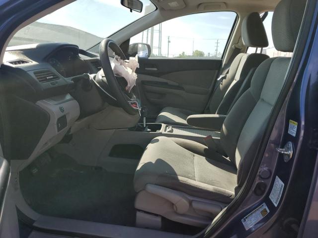 2HKRM4H5XDH681876 - 2013 HONDA CR-V EX BLUE photo 7
