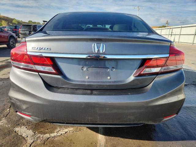 19XFB2F93DE235544 - 2013 HONDA CIVIC EXL رمادي صورة 6