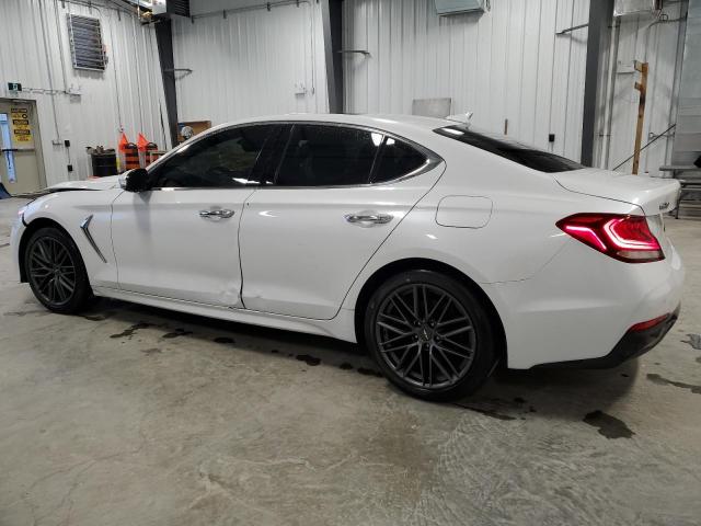 KMTG64LA3KU016117 - 2019 GENESIS G70 ADVANCED WHITE photo 2