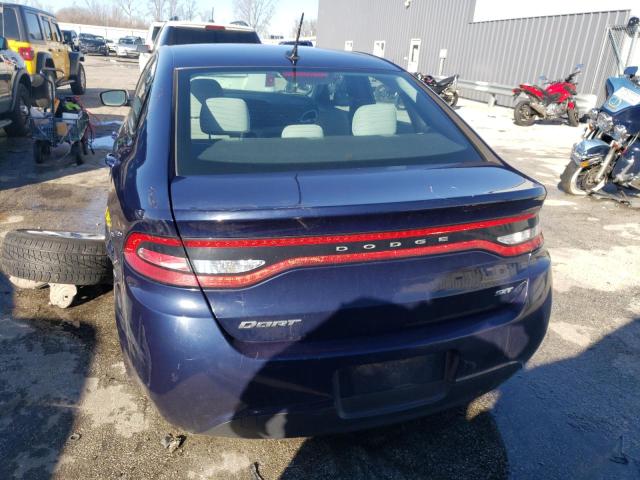 1C3CDFBAXDD195165 - 2013 DODGE DART SXT BLUE photo 6