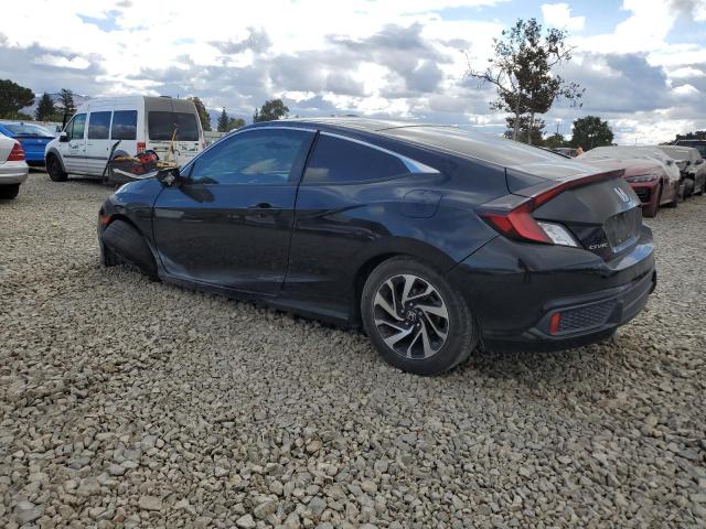 2HGFC4B54JH302147 - 2018 HONDA CIVIC LX შავი ფოტო 2