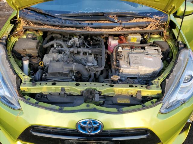 JTDKDTB35F1088813 - 2015 TOYOTA PRIUS C GREEN photo 11