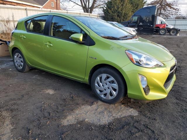 JTDKDTB35F1088813 - 2015 TOYOTA PRIUS C GREEN photo 4