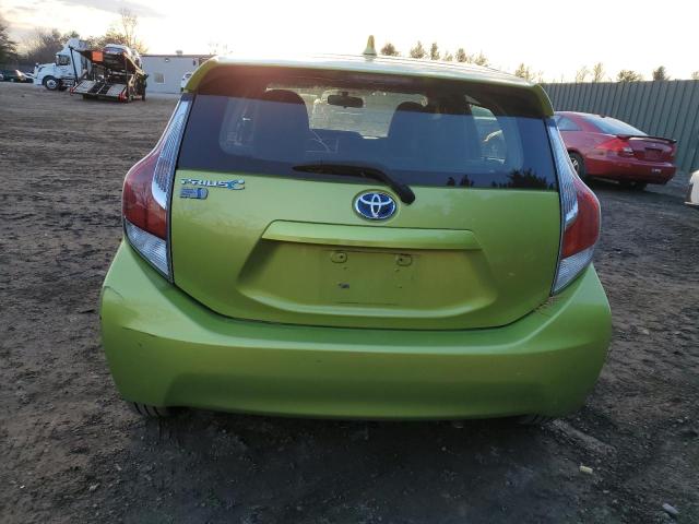 JTDKDTB35F1088813 - 2015 TOYOTA PRIUS C GREEN photo 6