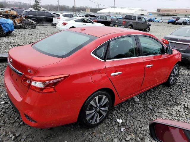 3N1AB7AP3HY374500 - 2017 NISSAN SENTRA S RED photo 3