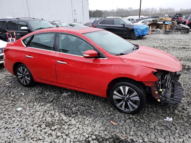 3N1AB7AP3HY374500 - 2017 NISSAN SENTRA S RED photo 4