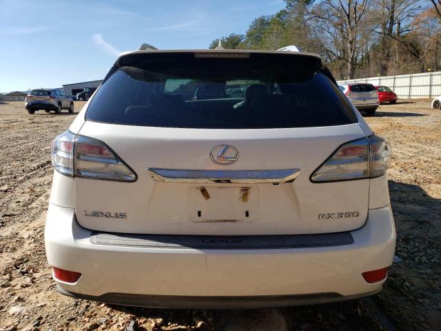 2T2BK1BA8AC039906 - 2010 LEXUS RX 350 WHITE photo 6