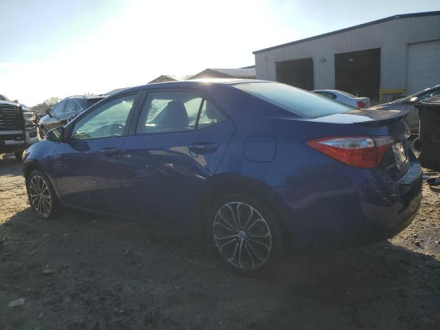 2T1BURHE3EC123208 - 2014 TOYOTA COROLLA L BLUE photo 2