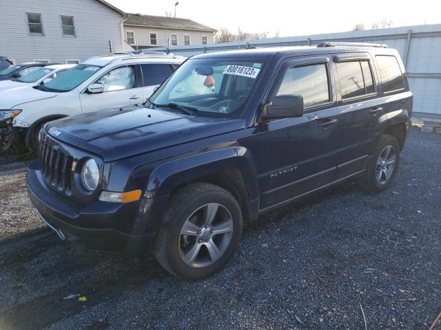 1C4NJRFB4HD100140 - 2017 JEEP PATRIOT LATITUDE BLUE photo 1