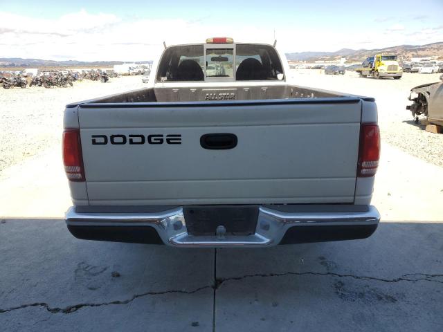 1B7GL22Y5XS140838 - 1999 DODGE DAKOTA WHITE photo 6