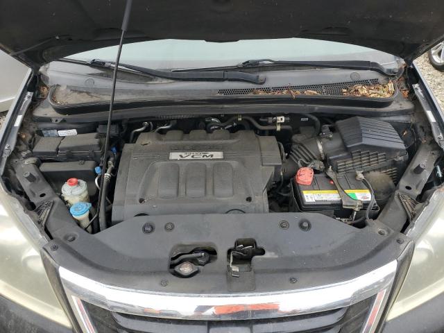 5FNRL38628B079399 - 2008 HONDA ODYSSEY EXL BLACK photo 12