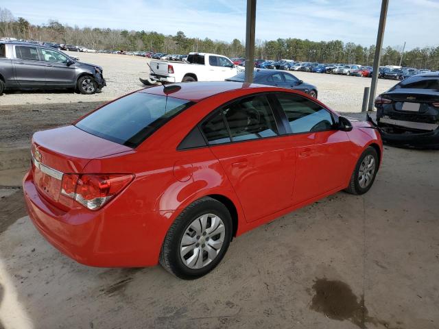 1G1PA5SH1F7142300 - 2015 CHEVROLET CRUZE LS RED photo 3