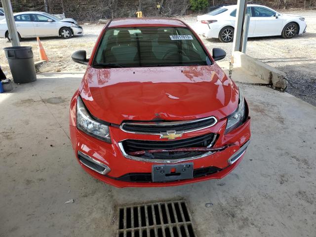 1G1PA5SH1F7142300 - 2015 CHEVROLET CRUZE LS RED photo 5