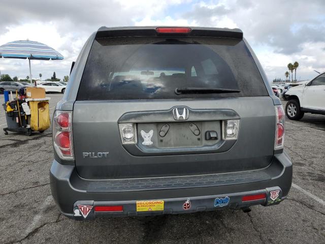 5FNYF28757B006483 - 2007 HONDA PILOT EXL GRAY photo 6