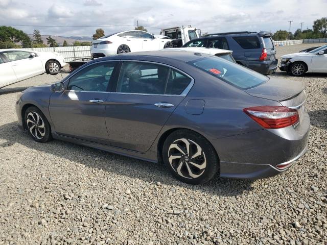 1HGCR3F8XGA008906 - 2016 HONDA ACCORD EXL GRAY photo 2
