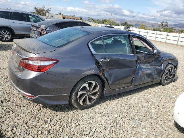 1HGCR3F8XGA008906 - 2016 HONDA ACCORD EXL GRAY photo 3