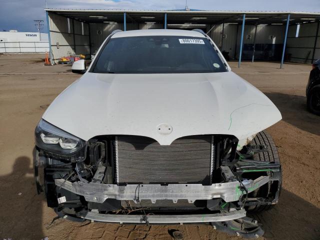 5UXTR9C54KLP91048 - 2019 BMW X3 XDRIVE30I WHITE photo 5