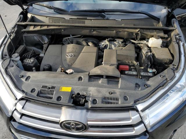 5TDZZRFH2KS342614 - 2019 TOYOTA HIGHLANDER LE BLACK photo 12