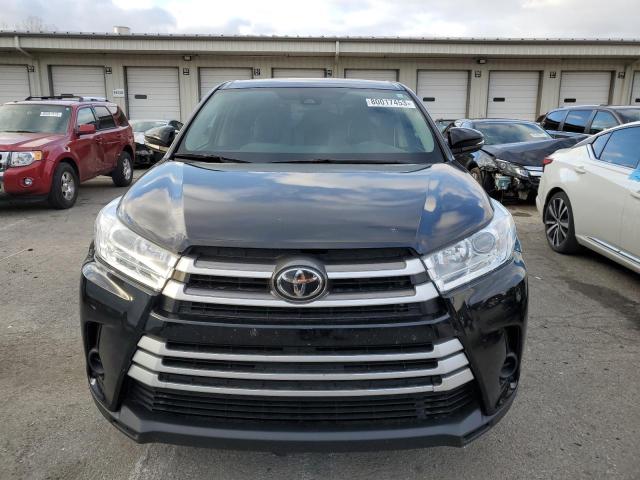 5TDZZRFH2KS342614 - 2019 TOYOTA HIGHLANDER LE BLACK photo 5