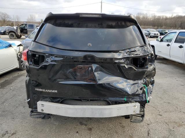 5TDZZRFH2KS342614 - 2019 TOYOTA HIGHLANDER LE BLACK photo 6