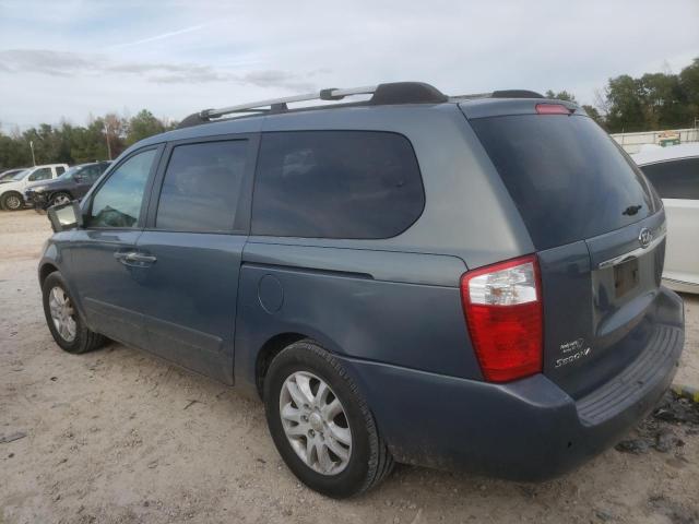 KNDMB233466058602 - 2006 KIA SEDONA EX BLUE photo 2