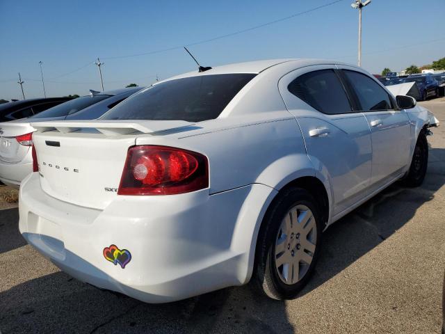 1C3CDZCBXDN630494 - 2013 DODGE AVENGER SXT 白色 照片 3