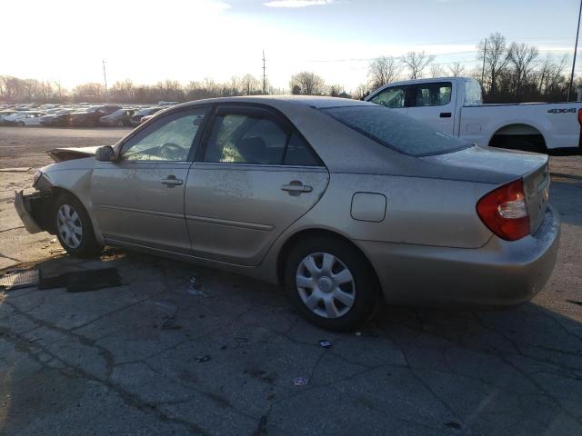 4T1BE32K32U001189 - 2002 TOYOTA CAMRY LE BEIGE photo 2