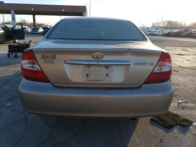 4T1BE32K32U001189 - 2002 TOYOTA CAMRY LE BEIGE photo 6