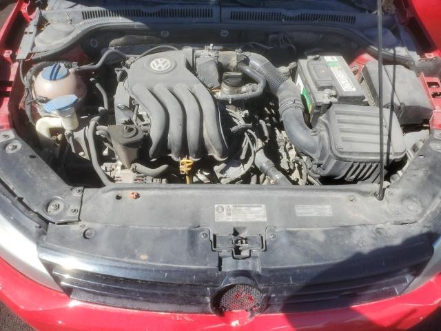 3VW2K7AJ9CM101698 - 2012 VOLKSWAGEN JETTA BASE 红色 照片 11