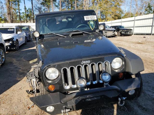 1C4AJWAG9CL284411 - 2012 JEEP WRANGLER SPORT BLACK photo 5