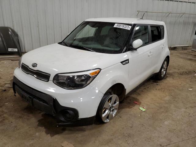 KNDJN2A25J7556105 - 2018 KIA SOUL WHITE photo 1