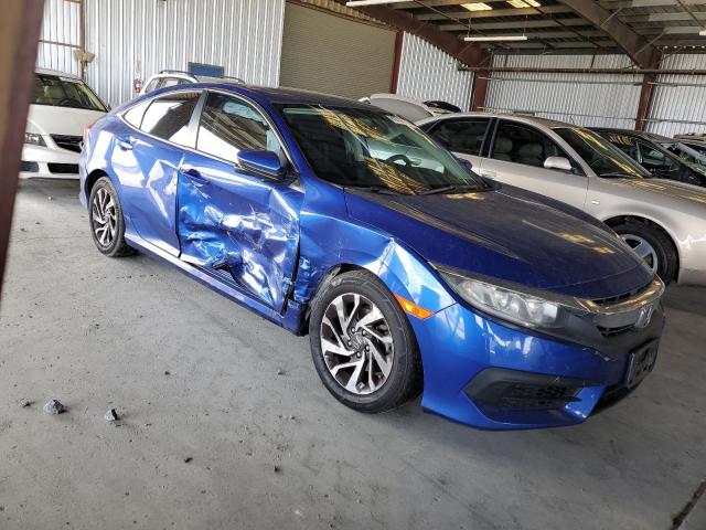 2HGFC2F79JH565119 - 2018 HONDA CIVIC EX Niebieski zdjęcie 4