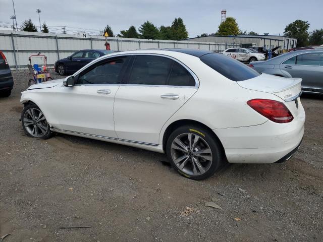 WDDWF4KB6JR342957 - 2018 MERCEDES-BENZ C 300 4MATIC WHITE photo 2