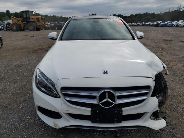 WDDWF4KB6JR342957 - 2018 MERCEDES-BENZ C 300 4MATIC WHITE photo 5